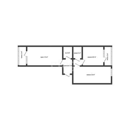 
  Продается 2-комн. квартира 56.9 м². Фото 15.