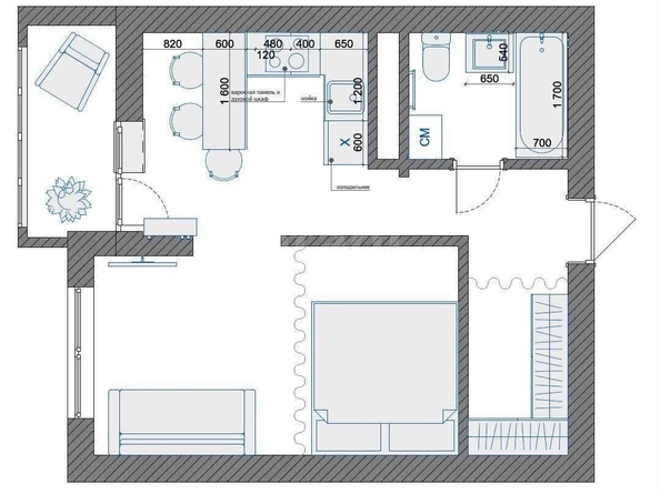 
  Продается 1-комн. квартира 32.6 м². Фото 10.