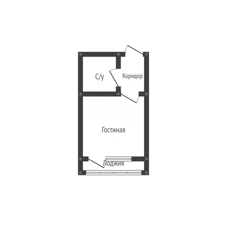 
  Продается студия 24.3 м², в ЖК Ural (Урал). Фото 6.