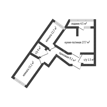 
  Продается 2-комн. квартира 75.8 м². Фото 1.