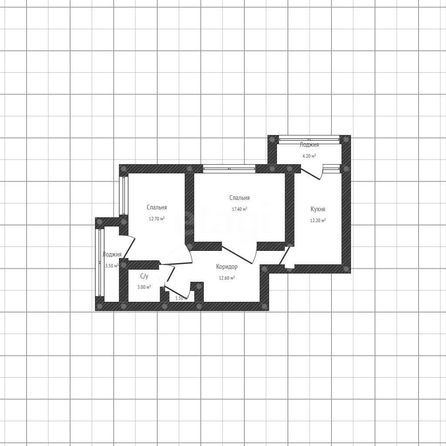 
  Продается 2-комн. квартира 59.5 м². Фото 1.