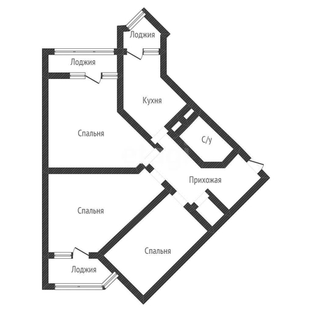 
  Продается 3-комн. квартира 98.1 м². Фото 1.