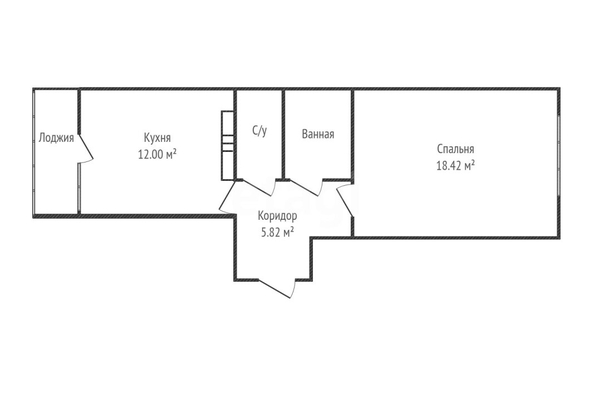 
  Продается 1-комн. квартира 41 м², в ЖК Губернский, литера 2. Фото 1.