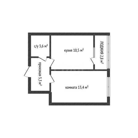 
  Продается 1-комн. квартира 32.5 м², в ЖК Самолет, литера 27. Фото 1.