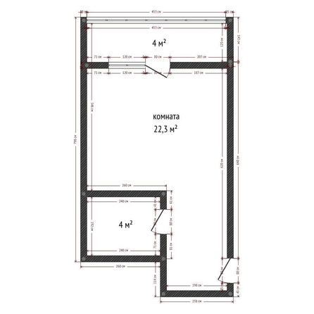 
  Продается студия 28.3 м². Фото 2.