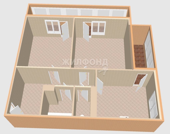 
   Продам 2-комнатную, 68.3 м², Октябрьская ул, 181/2к2

. Фото 15.