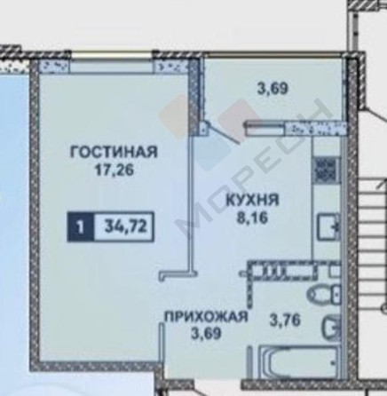 
   Продам 1-комнатную, 36.6 м², Конгрессная ул, 27

. Фото 6.