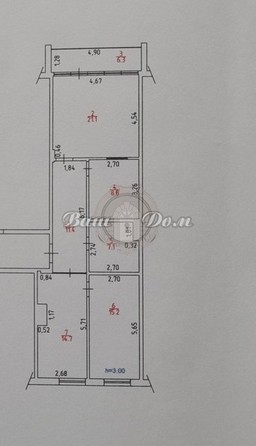 
   Продам 3-комнатную, 84.6 м², Олега Анофриева ул, 1к5

. Фото 20.