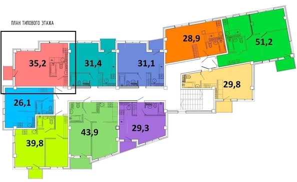 
   Продам 1-комнатную, 35.2 м², Метелёва ул, 10/1

. Фото 7.