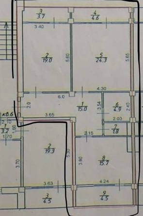 
   Продам 2-комнатную, 80.7 м², Декабристов ул

. Фото 10.