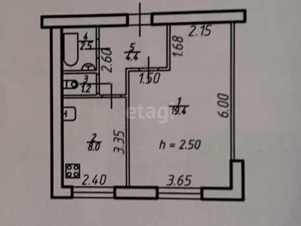 
  Продается 1-комн. квартира, 36 м², Ленина ул, д. 301
. Фото 11.