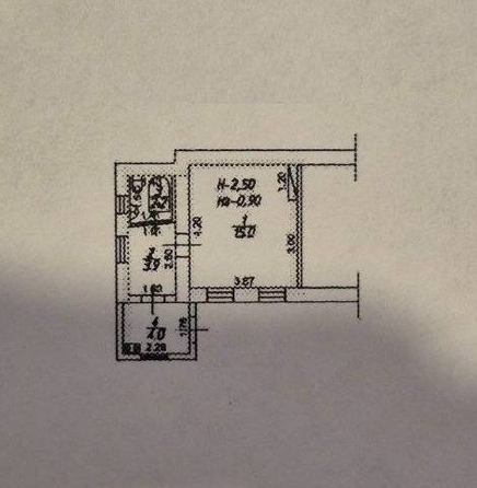 
  Продается 1-комн. квартира, 25.1 м², Кабардинская ул
. Фото 3.