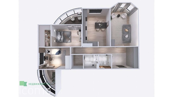 
  Продается 3-комн. квартира, 94 м², Пирогова ул, д. 72к1
. Фото 26.