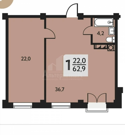 
  Продается 2-комн. квартира, 63.5 м², Иглина ул
. Фото 2.