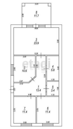 
   Продам коттедж, 105 м², Михайловск

. Фото 19.