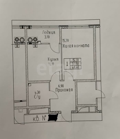 
   Продам 1-комнатную, 38 м², Гражданская ул, 1/2

. Фото 20.