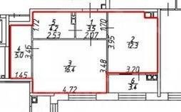 
  Продается 1-комн. квартира 44.8 м². Фото 15.