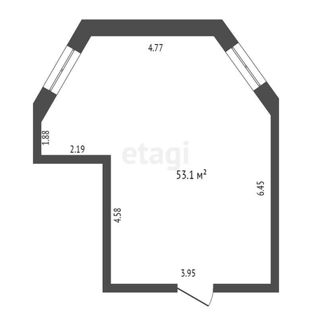 
   Продам помещение свободного назначения, 53.1 м², 50 лет ВЛКСМ ул, 31

. Фото 13.