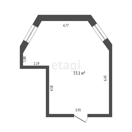 
   Продам помещение свободного назначения, 53.1 м², 50 лет ВЛКСМ ул, 31

. Фото 14.