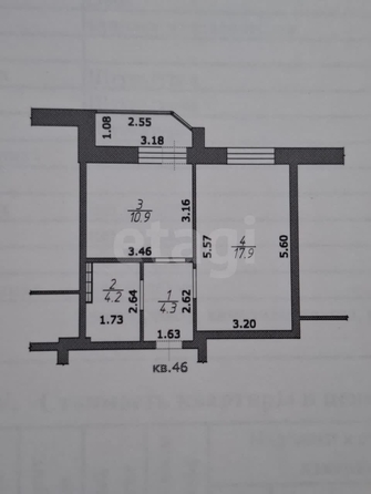 
   Продам 1-комнатную, 40 м², 50 лет ВЛКСМ ул, 113/1

. Фото 13.