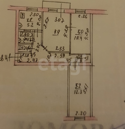 
   Продам 3-комнатную, 55.7 м², Серова ул, 8

. Фото 14.