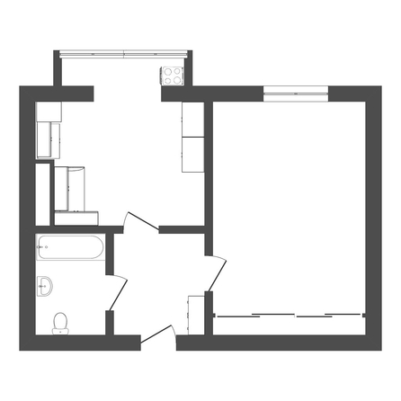 
  Сдам в аренду 1-комнатную квартиру, 42 м², Ставрополь

. Фото 11.