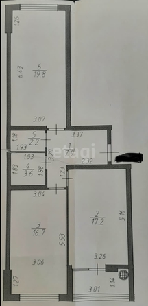 
   Продам 2-комнатную, 70.4 м², Гражданская ул, 1/2

. Фото 2.