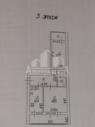 
   Продам 2-комнатную, 48.9 м², Островского ул

. Фото 21.