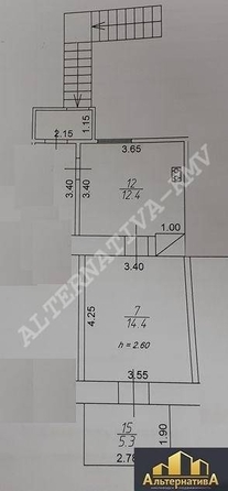 
   Продам 1-комнатную, 26.8 м², Лермонтова ул

. Фото 5.