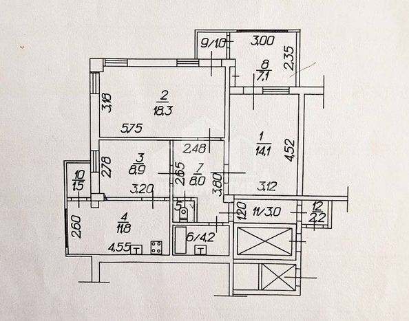 
   Продам 3-комнатную, 78.7 м², Набережная ул

. Фото 21.