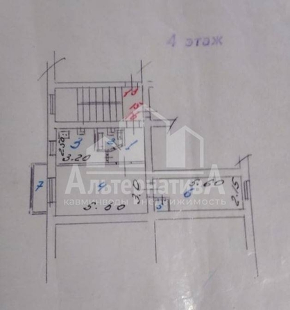 
   Продам 2-комнатную, 42.6 м², Куйбышева ул

. Фото 1.