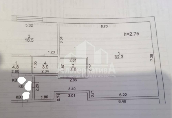 
  Продается 2-комн. квартира, 67 м², Куйбышева ул
. Фото 6.