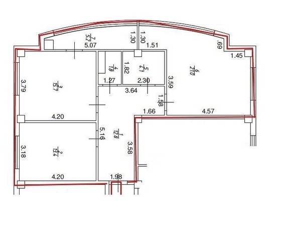 
  Продается 2-комн. квартира 73.9 м². Фото 2.