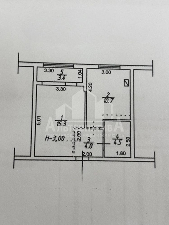 
   Продам 1-комнатную, 37.82 м², 40 лет Октября ул

. Фото 12.