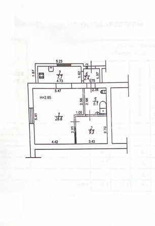 
   Продам 2-комнатную, 51 м², К.Цеткин ул

. Фото 15.