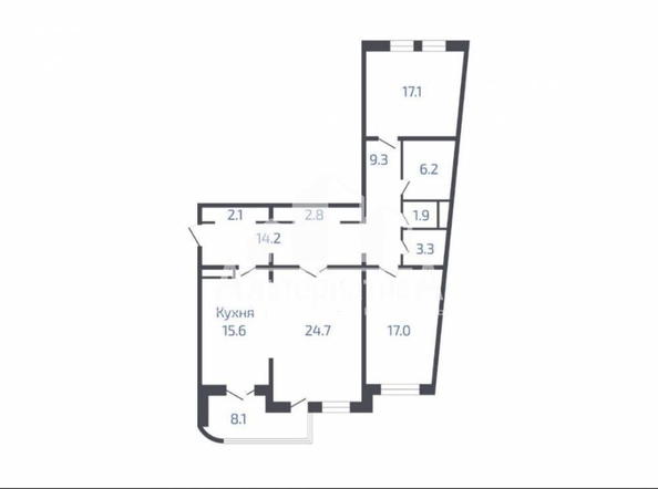 
  Продается 3-комн. квартира, 123.9 м², ЖК Звезда
. Фото 31.