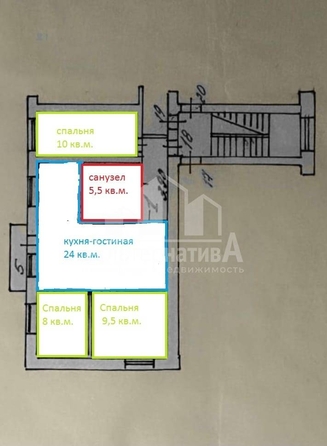 
  Продается 3-комн. квартира, 60 м², Жуковского ул
. Фото 6.