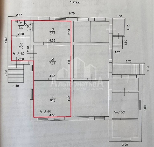 
   Продам дом, 86.1 м², Кисловодск

. Фото 11.
