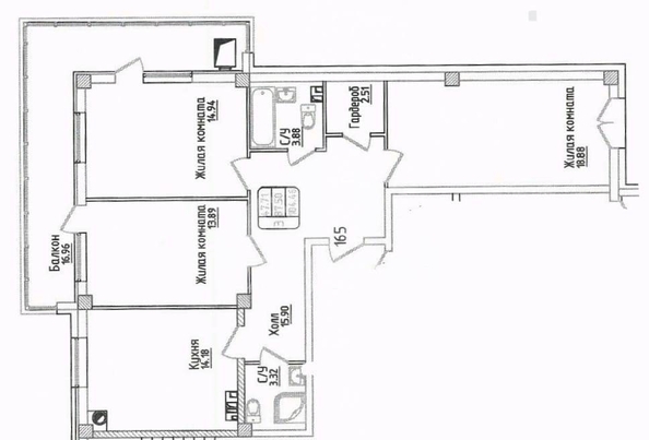 
  Продается 3-комн. квартира, 90 м², Декабристов ул
. Фото 1.