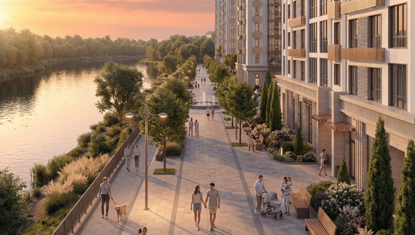 
  Продается 1-комн. квартира 39.14 м², в  Курортный квартал Ривьера, I оч. Фото 2.