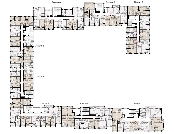 
  Продается 1-комн. квартира 40.76 м², в  Курортный квартал Ривьера, I оч. Фото 1.