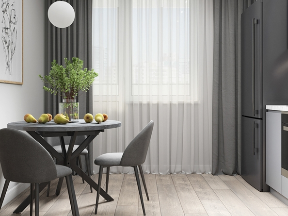 
  Продается 1-комн. квартира 38 м², в ЖК Панорама на Театральном, литера 1. Фото 8.