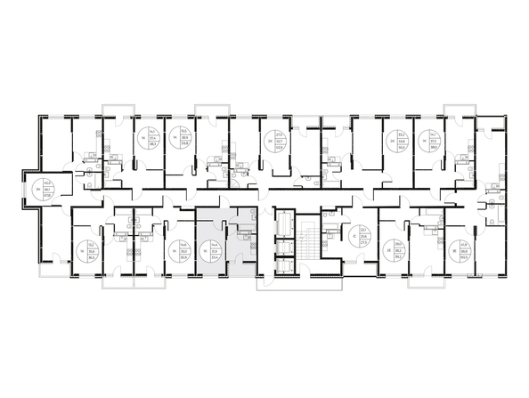 
  Продается 1-комн. квартира 33.4 м², в ЖК Панорама на Театральном, литера 1. Фото 2.