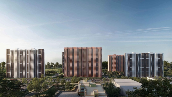 
  Продается 2-комн. квартира 53.69 м², в ЖК Октябрь Парк, 2.1. Фото 1.