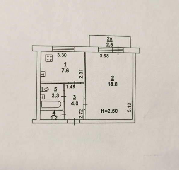 
  Продается 1-комн. квартира 34.9 м². Фото 19.
