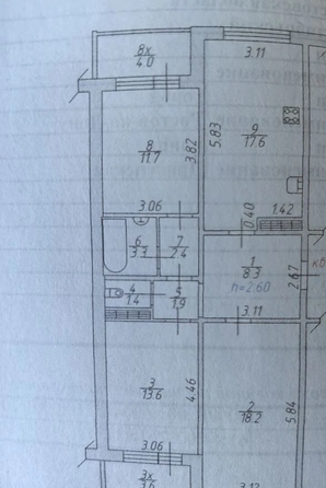 
  Продается 3-комн. квартира 80 м². Фото 24.