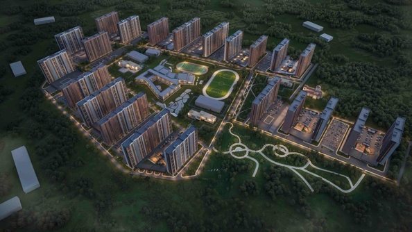 
  Продается 1-комн. квартира 38.59 м², в ЖК Октябрь Парк, 2.1. Фото 1.