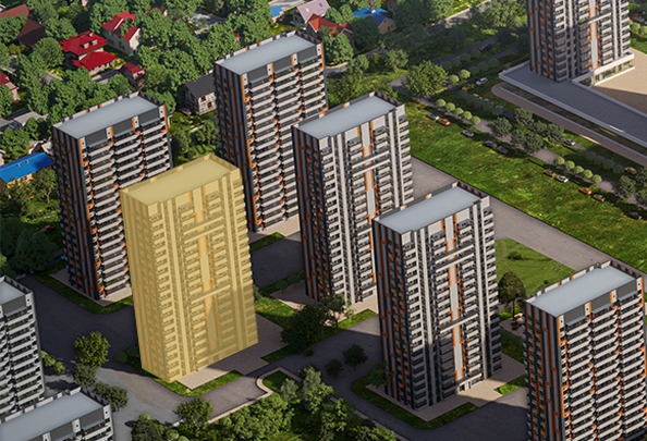 
  Продается студия 23.7 м², в ЖК Западные Аллеи, литера 6.2. Фото 2.