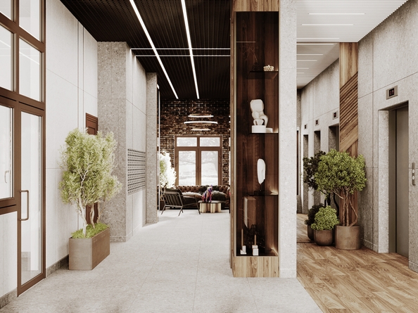 
  Продается студия 27.5 м², в ЖК Панорама на Театральном, литера 1. Фото 3.