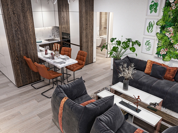 
  Продается 1-комн. квартира 38.3 м², в ЖК Панорама на Театральном, литера 1. Фото 9.